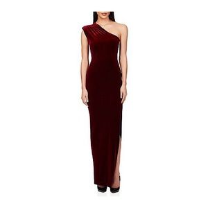 Nookie SMALL Burgundy & Wine Color/ Nookie Rumi One Shoulder Gown